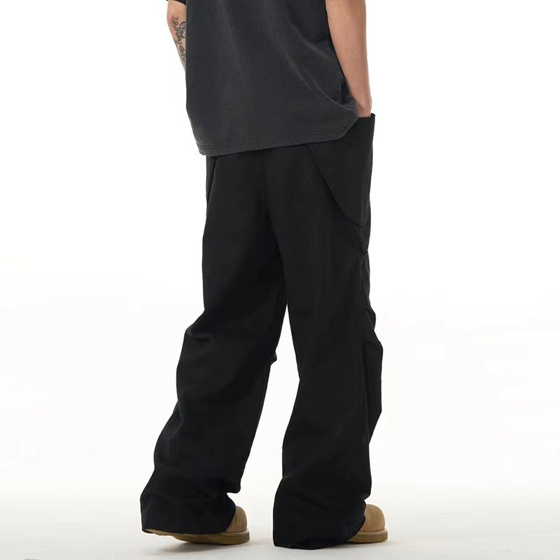 Zipper Pocket Casual Working Pants