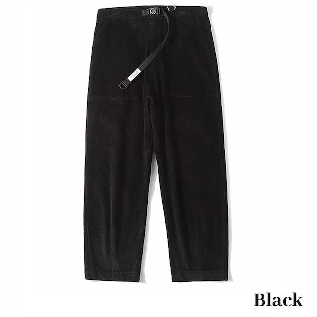 Loose Straight Velvet Pants