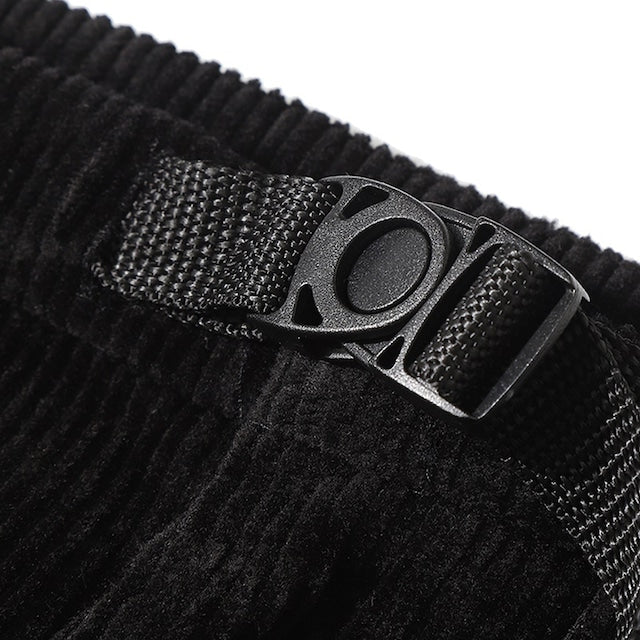 Loose Straight Velvet Pants