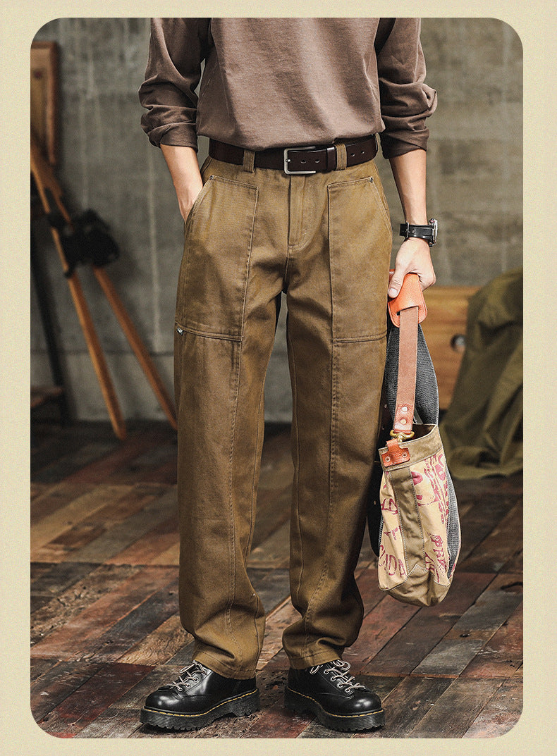 Retro Straight Pants