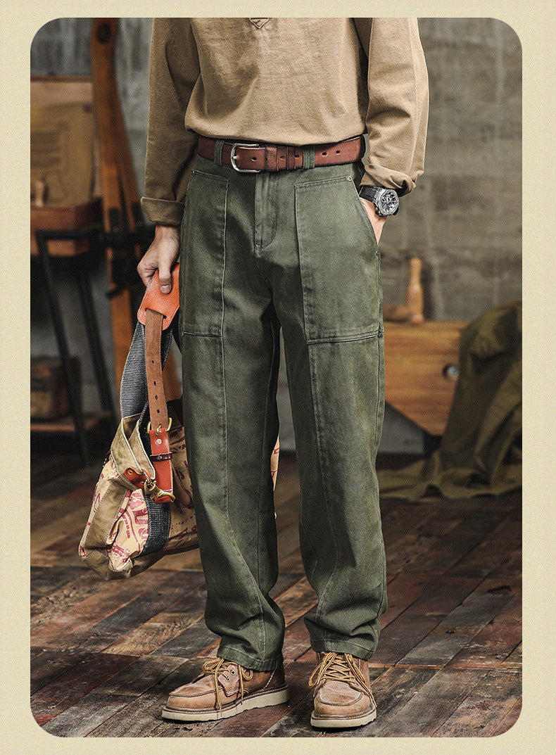 Retro Straight Pants