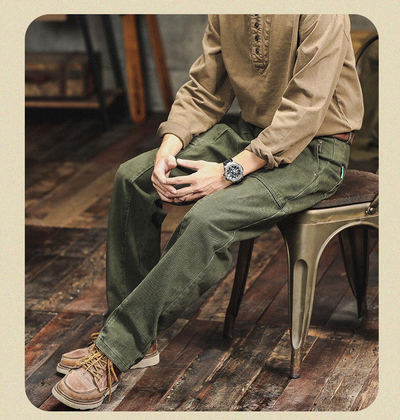 Retro Straight Pants