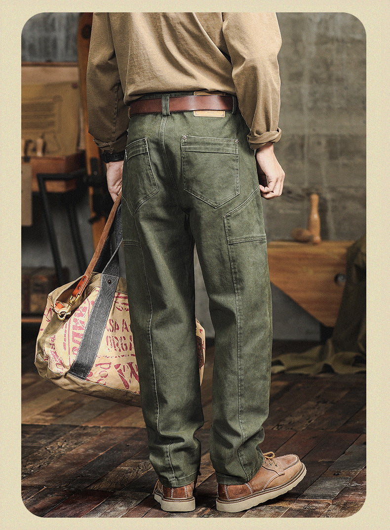 Retro Straight Pants