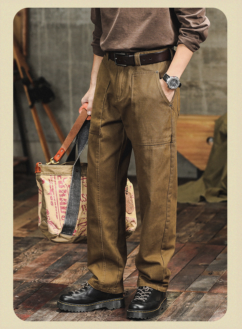 Retro Straight Pants