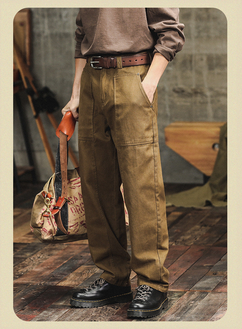 Retro Straight Pants