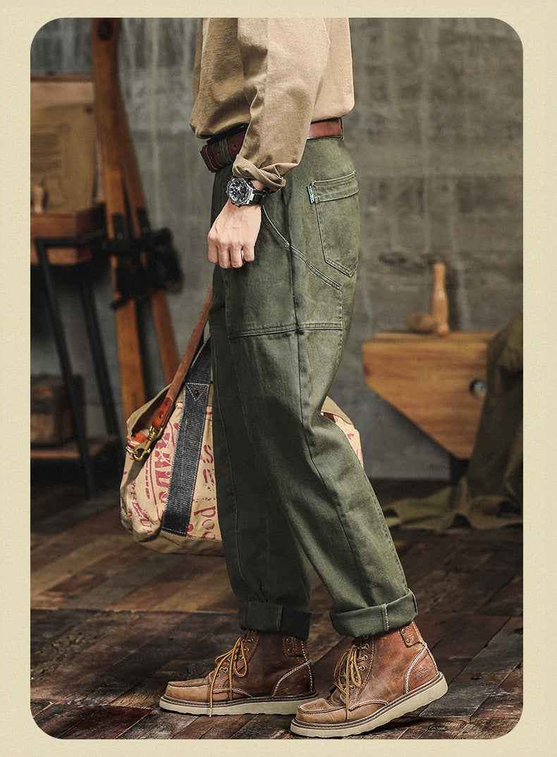 Retro Straight Pants