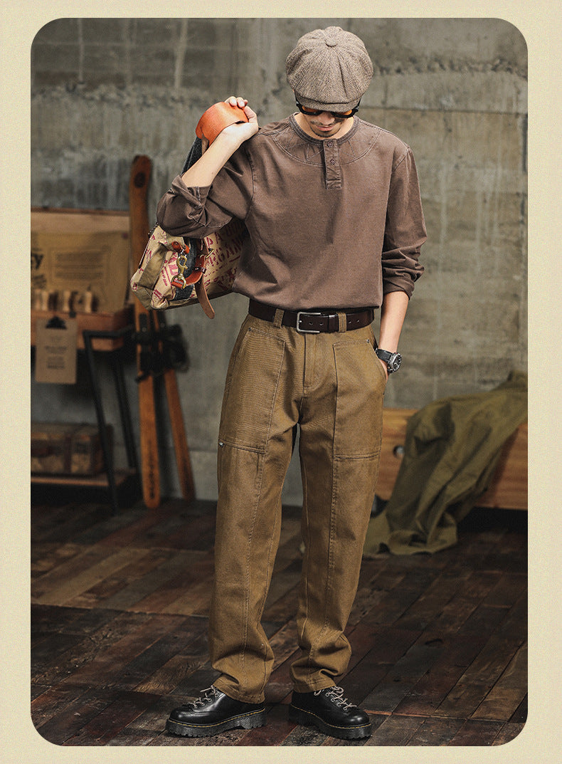 Retro Straight Pants