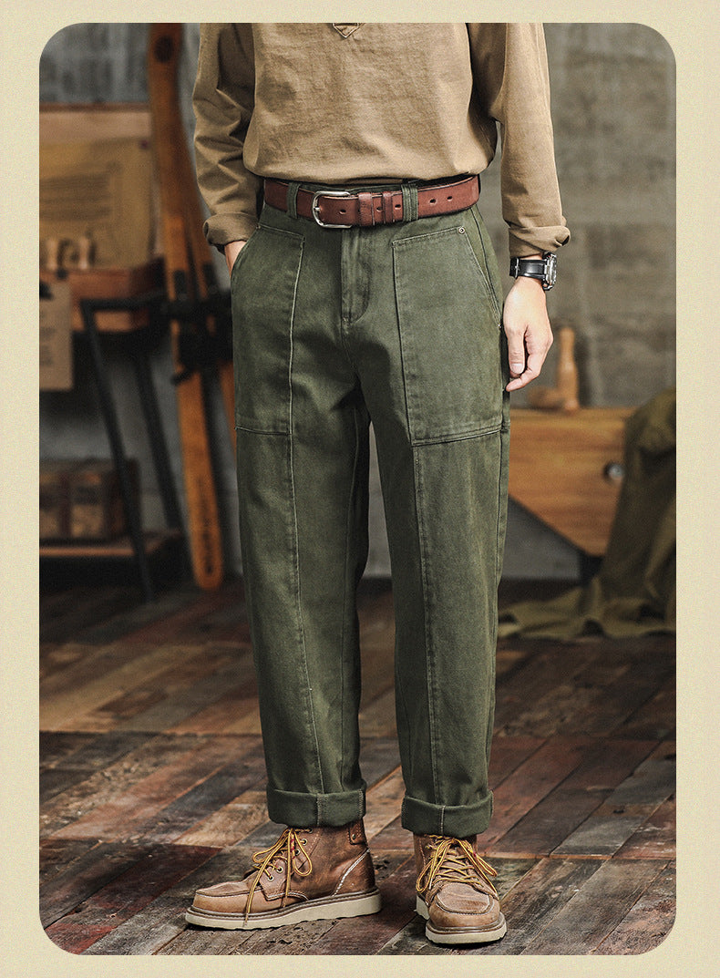 Retro Straight Pants