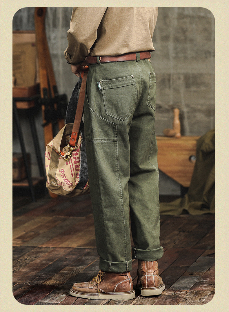 Retro Straight Pants