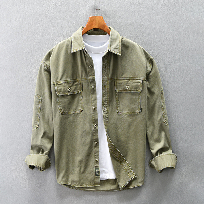 Japanese Retro Workwear Overshirt