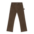 Retro Washed Double Knee Jeans