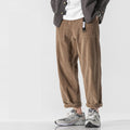 Loose Straight Velvet Pants