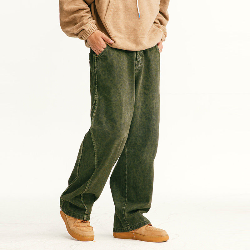 Loose Leopard Jeans