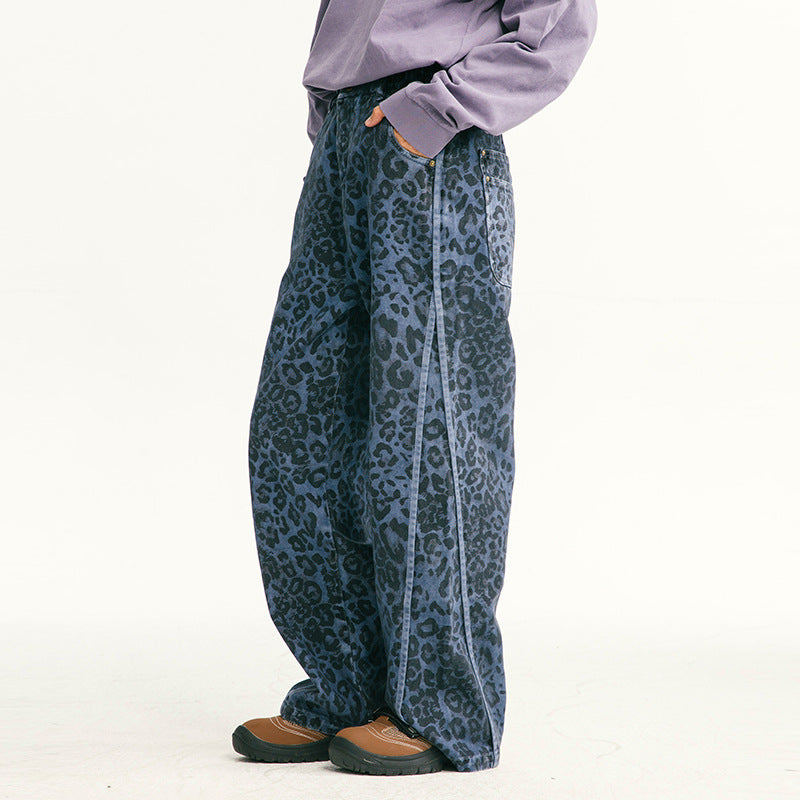 Loose Leopard Jeans
