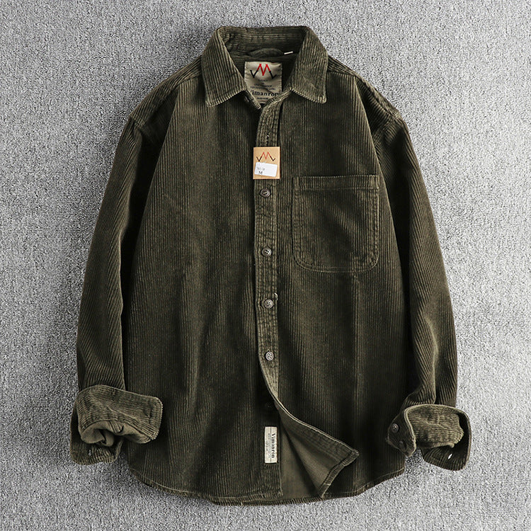 Velvet Washed Overshirt