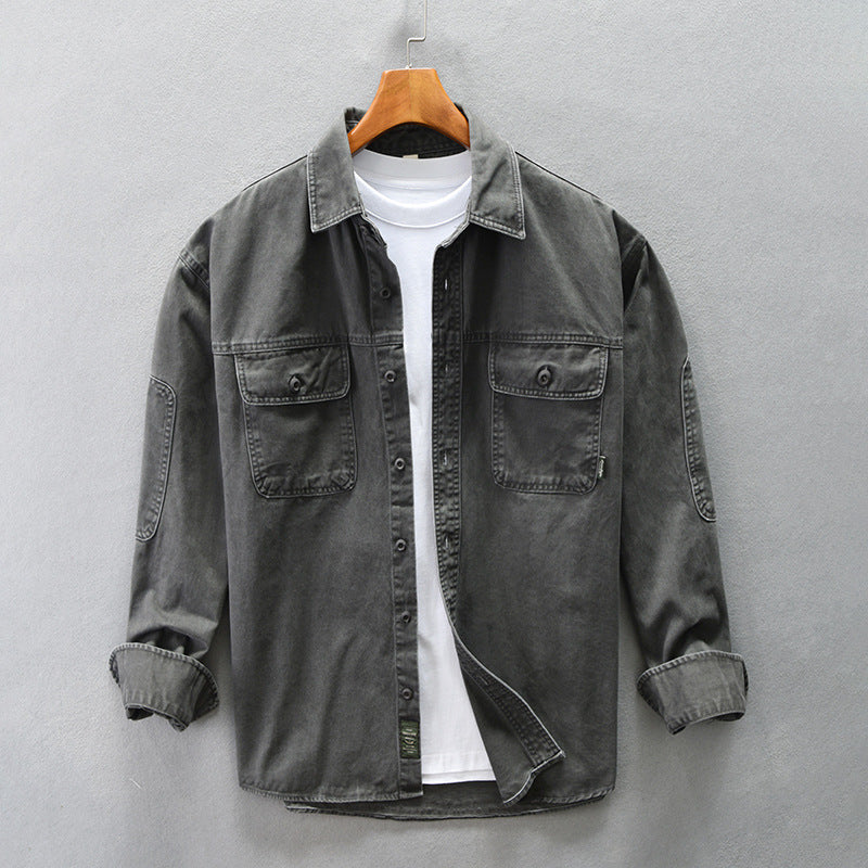 Japanese Retro Workwear Overshirt